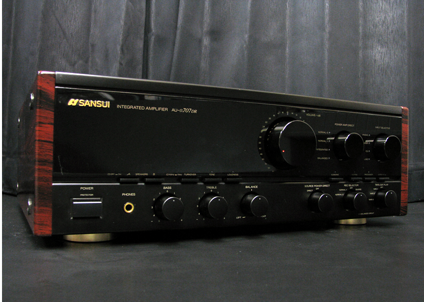 SANSUI AU-α707DR プリメインアンプ - 中古オーディオの販売や買取なら