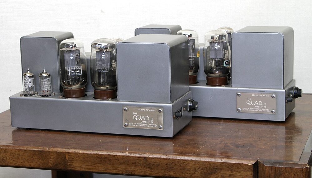 QUADⅡ+22 管球式モノラルパワー+プリアンプ クォード 100V仕様 - 中古