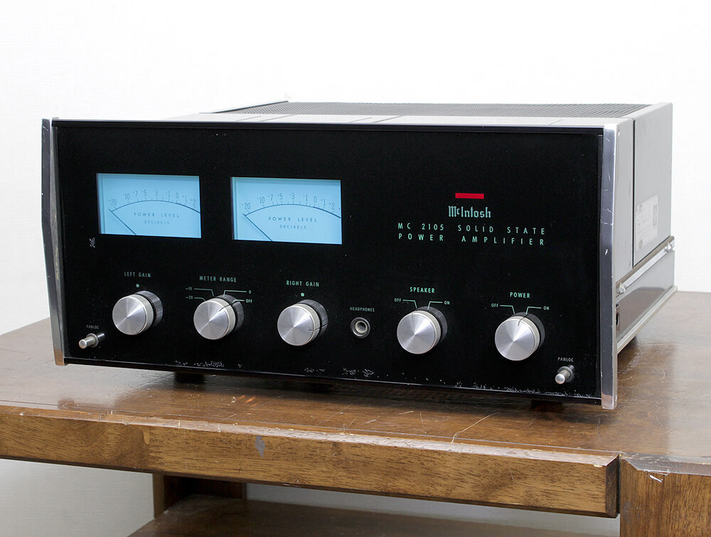 Macintosh マッキントッシュ MC2105 パワーアンプ - 中古オーディオの