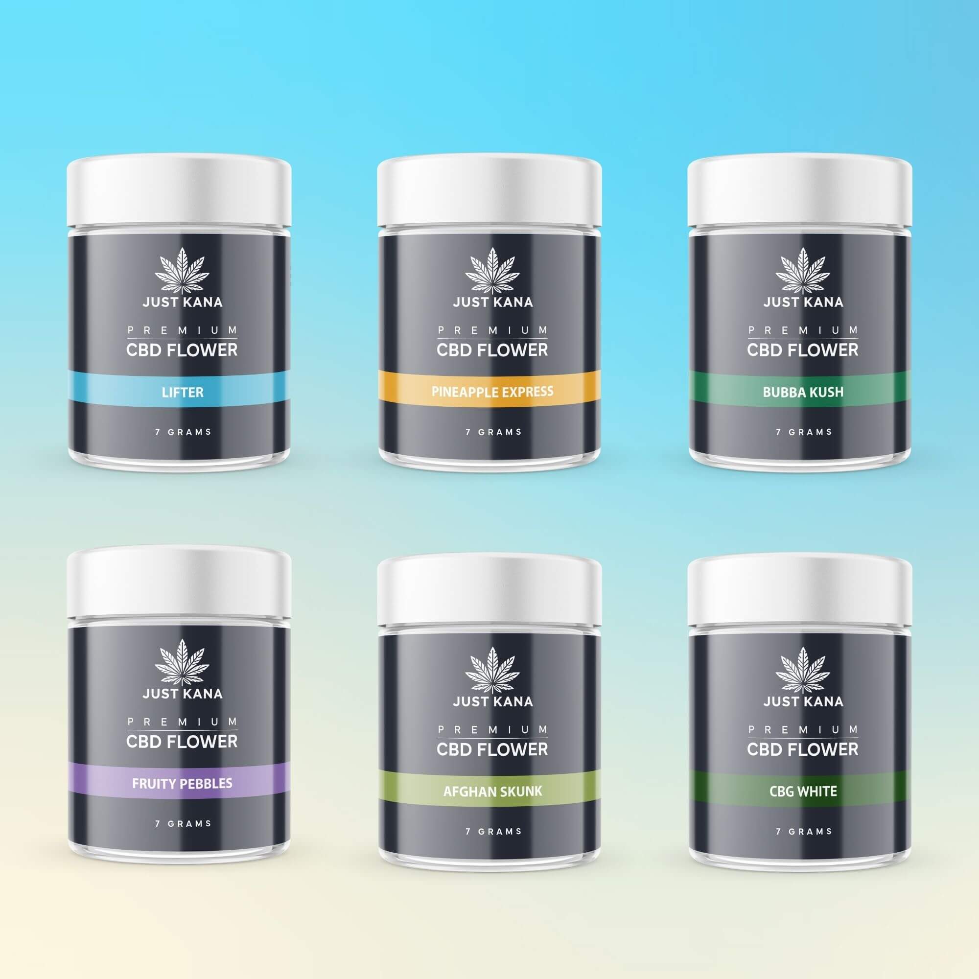 Hemp Flower Sampler Pack – 6 CBD Buds to Explore | JustKana