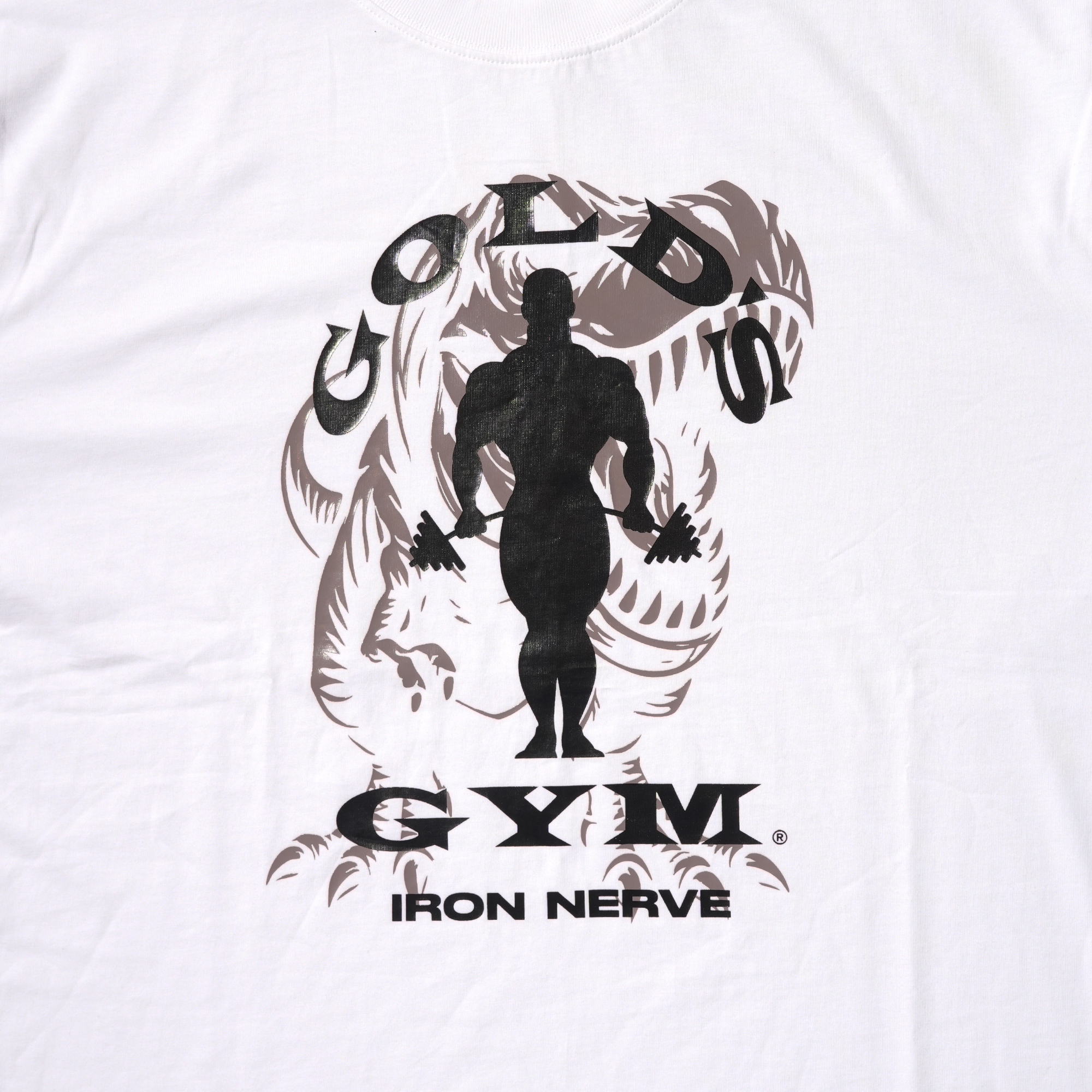 GOLD'S GYM × IRON NERVE COLLABORATION T-SHIRTS JURASSIC EDITION