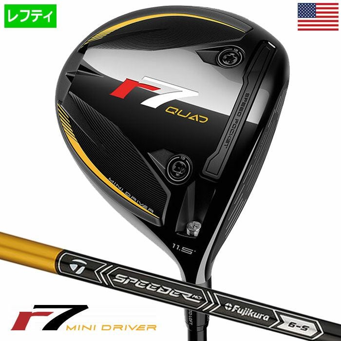 レフティー】テーラーメイド R7 Quad Mini Driver ドライバー メンズ