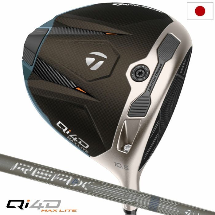 テーラーメイド Qi4D MAX LITE DRIVER ドライバー メンズ 右用 REAX