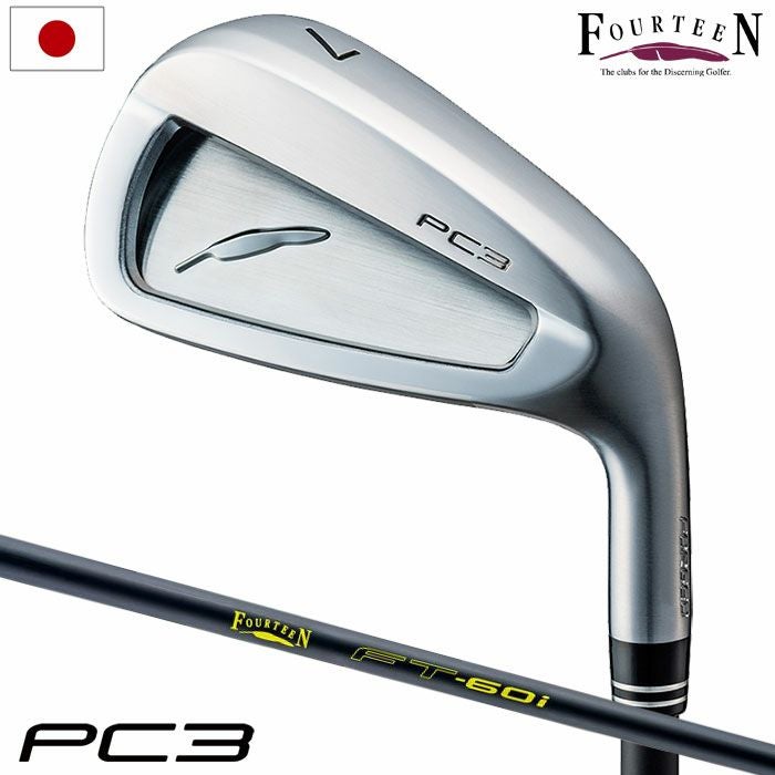 フォーティーン PC-3 アイアンセット 4本組 (#7-P) メンズ 右用 FT-60i