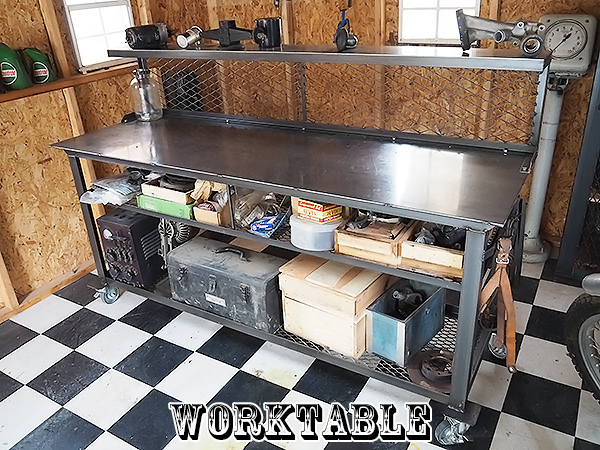 ガレージファニチャー｜ アイアンワークテーブル｜株式会社亀岡