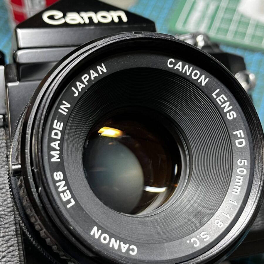 キヤノンレンズ 旧FD 50mm f/1.8 S.Cカビとり分解整備､修理清掃は