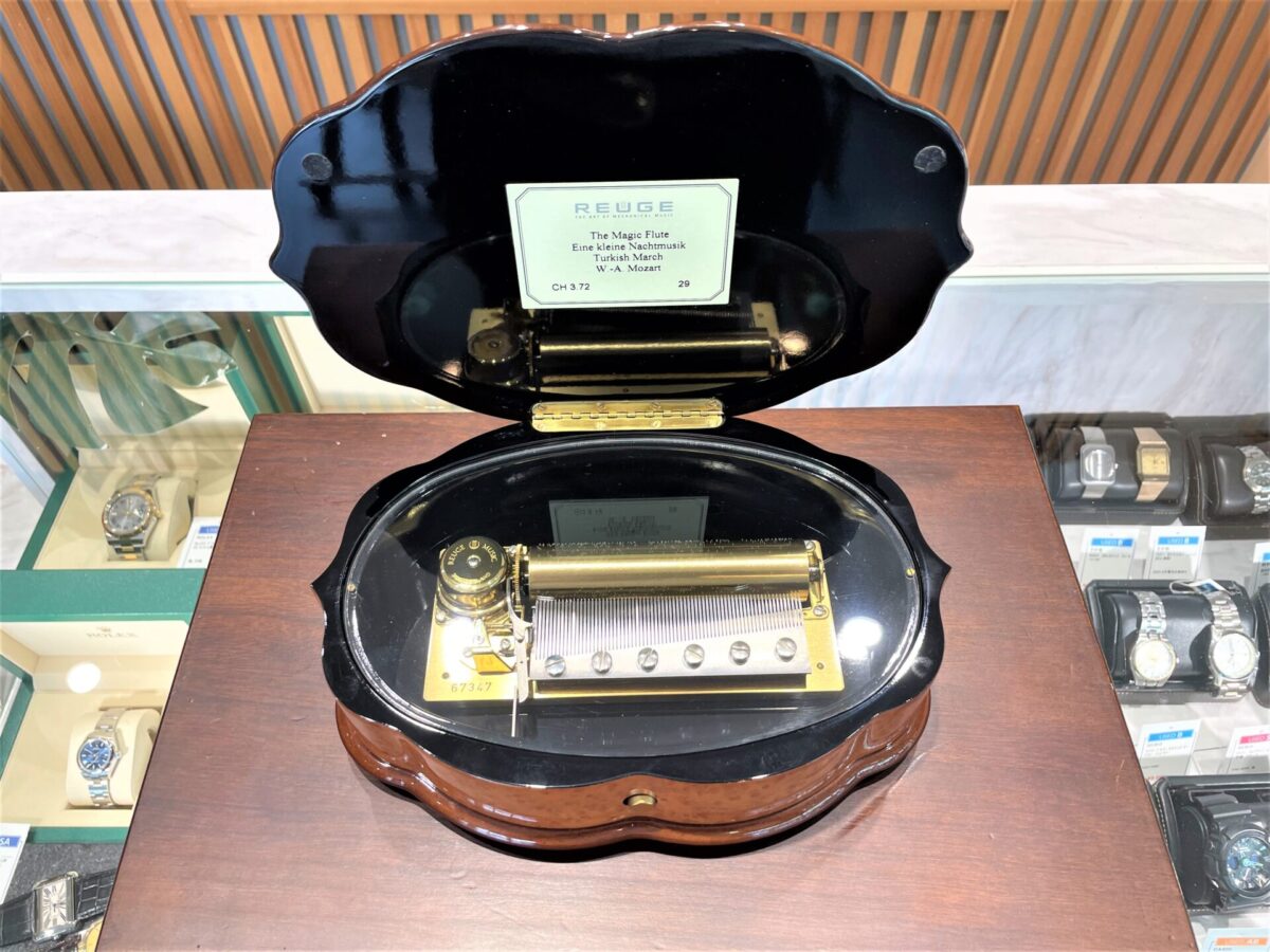 RITAOReuge Music スイス製オルゴール72弁ピアノ塗装 RITAOReuge Music