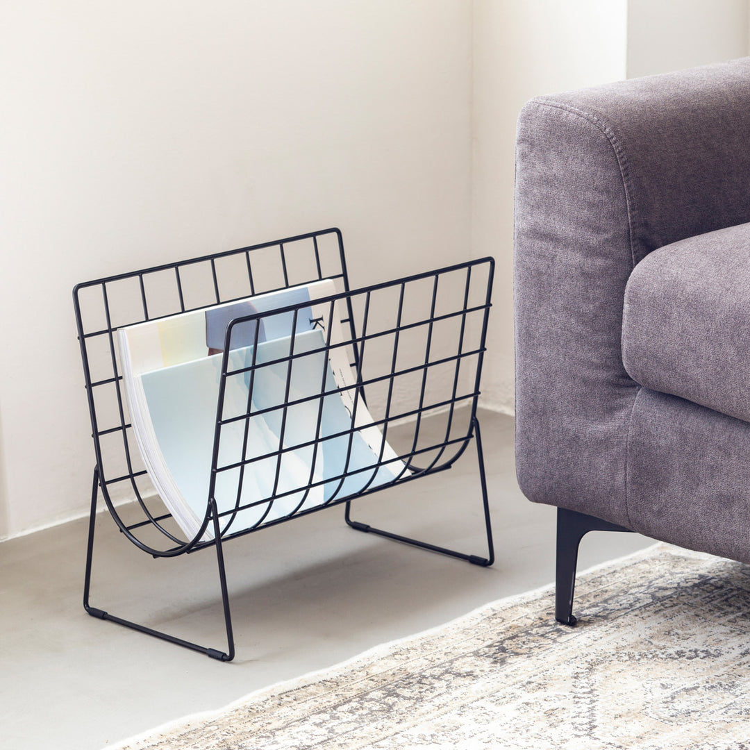 シンプル アイアン マガジンラック – KANADEMONO