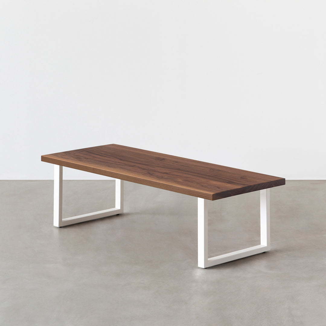 THE LOW TABLE / 無垢 ウォルナット × White Steel – KANADEMONO