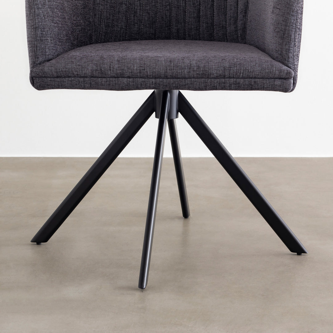 Fabric Armchair ファブリック ラウンドチェア アーム付き – KANADEMONO