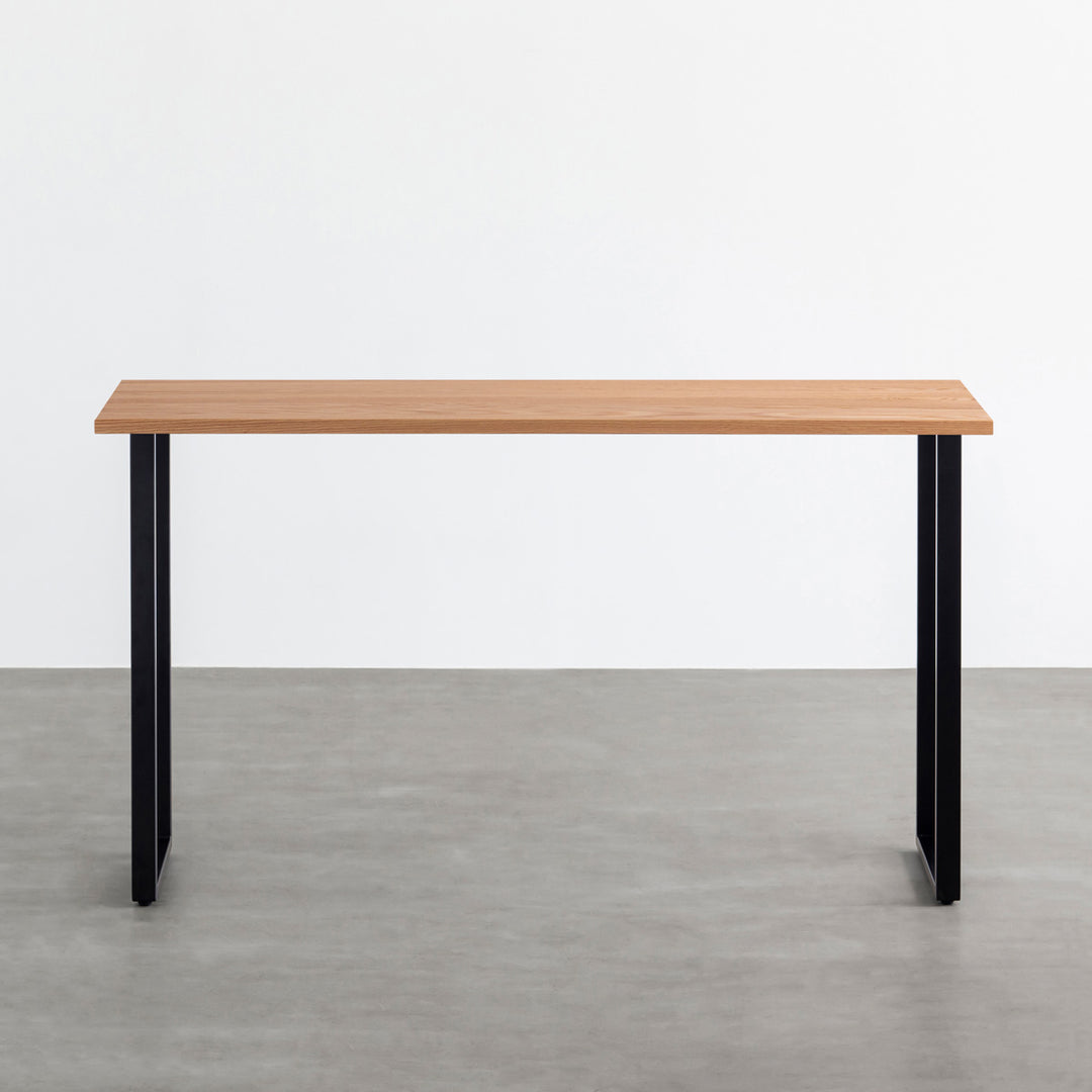 THE TABLE / スタンディングデスク × 無垢 レッドオーク × Black Steel