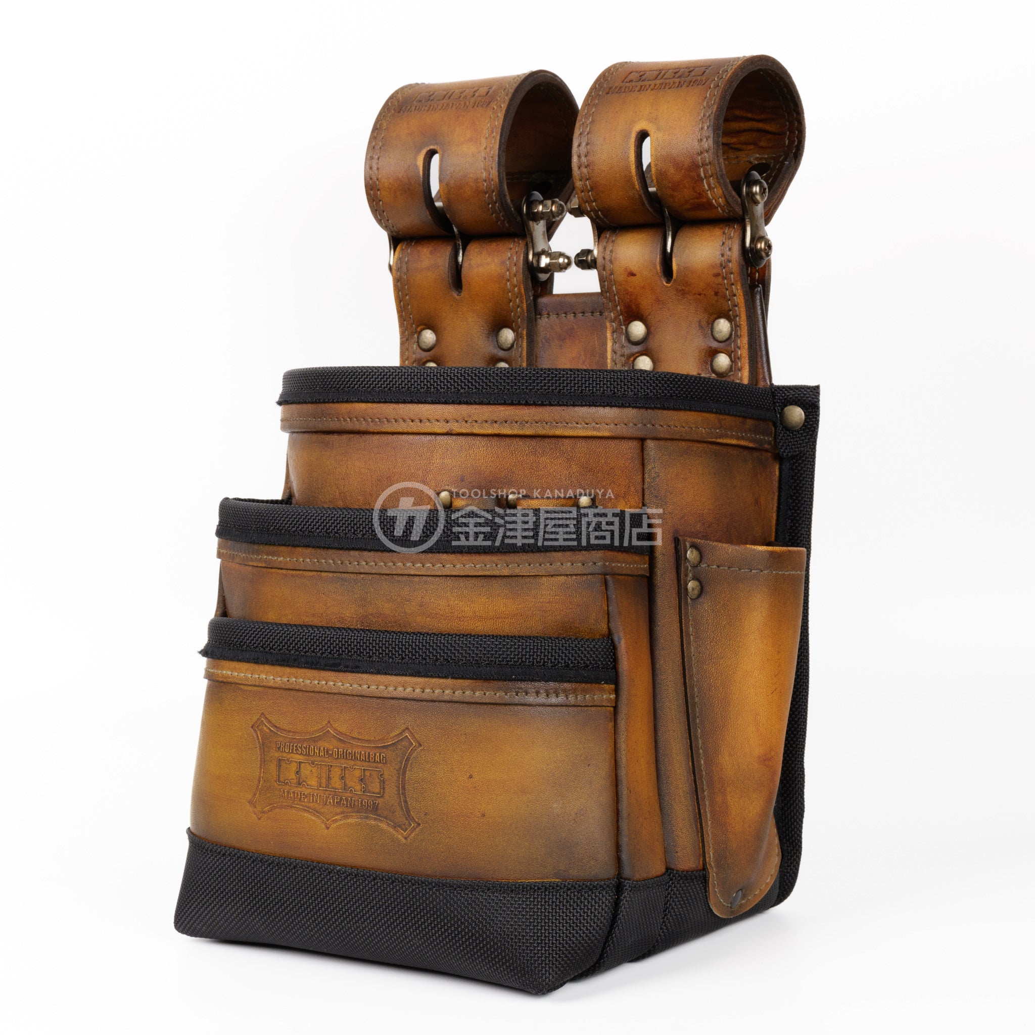 ニックス(KNICKS) 最高級硬式グローブ革3段腰袋チェーンタイプ バリ