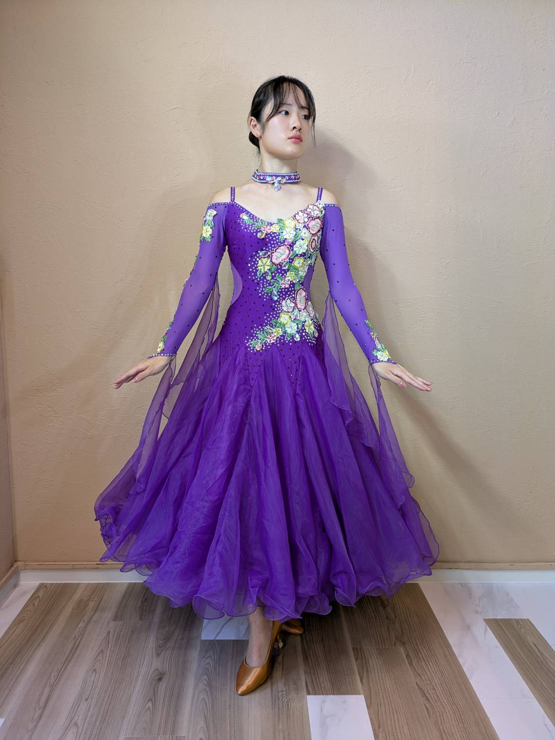 デモドレス(ZD2501) Sサイズ | 【公式】社交ダンスドレス専門店 KANAE