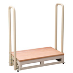 バリアフリー踏台 1段手すり1本タイプ F1-1T - 住宅改修関連商品