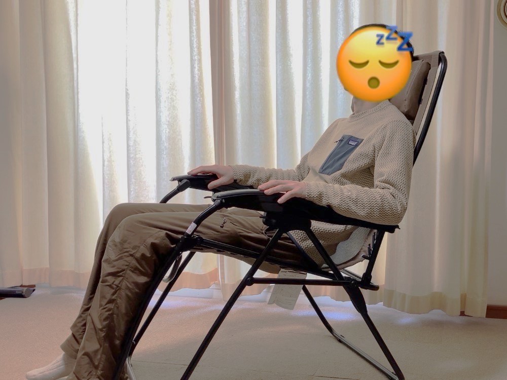 インフィニティチェア 室内でも使える！リクライニングが最高の