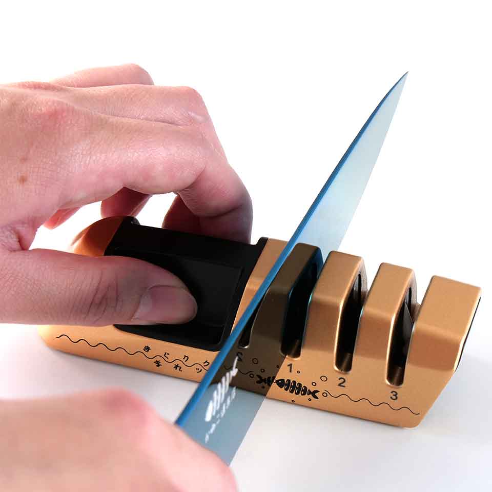 きまぐれ三連シャープナー – かねこ道具店