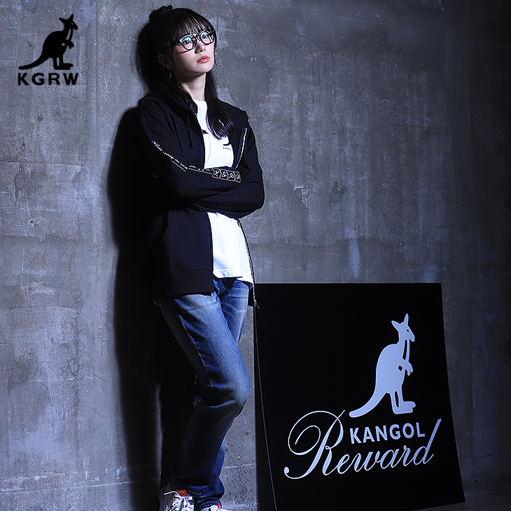 完全受注生産】長谷川かすみ×KANGOL REWARD コラボ企画！半袖Tシャツ