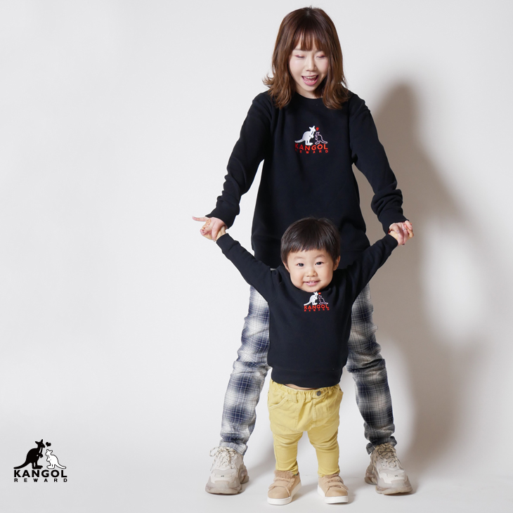あやなん×KANGOL REWARD コラボトレーナー キッズサイズ