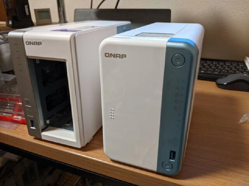 QNAP TS-251DにNASをアップグレードしました