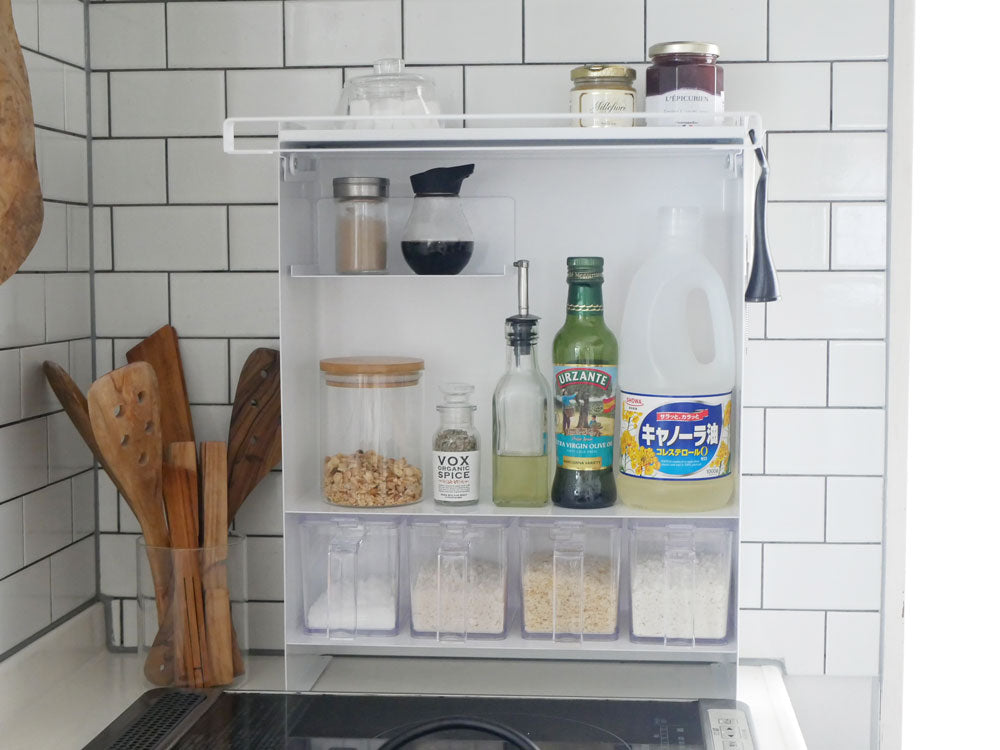 tower/タワー＞前が開く 隠せる調味料ラック – カチモ | カチあるモノ