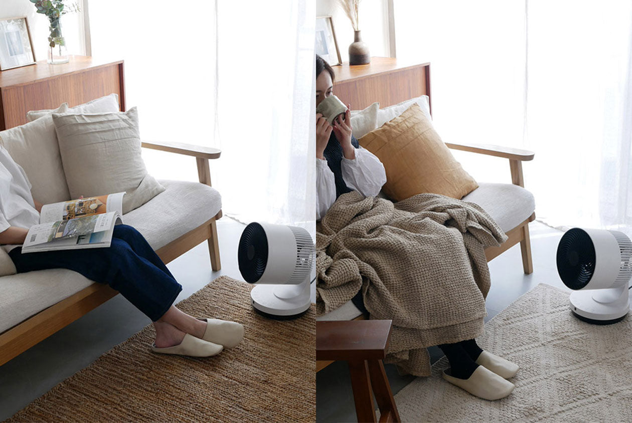 THREEUP＞衣類乾燥機能付 3Dサーキュレーター ヒート＆クール – カチモ