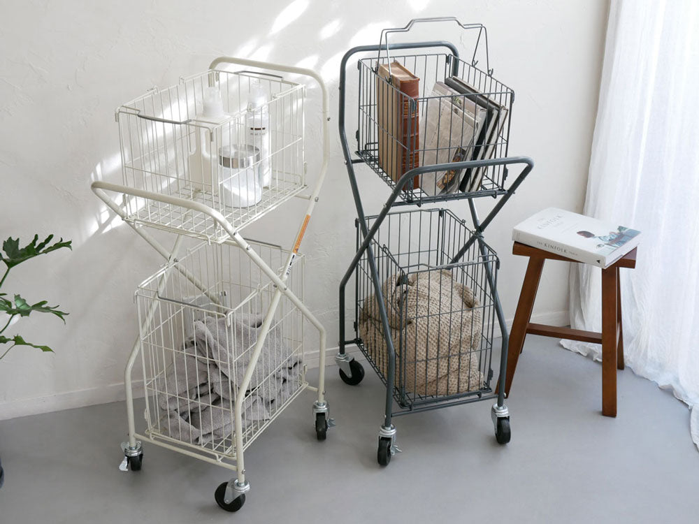 DULTON/ダルトン＞ランドリートローリー グレー – カチモ | カチある