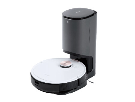 エコバックス、自動ゴミ収集スタンド付きロボット掃除機「DEEBOT OZMO