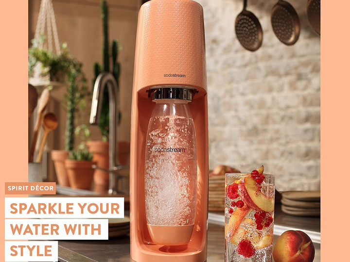 ソーダストリームに新色ピーチ、ビックカメラ限定 - 家電 Watch