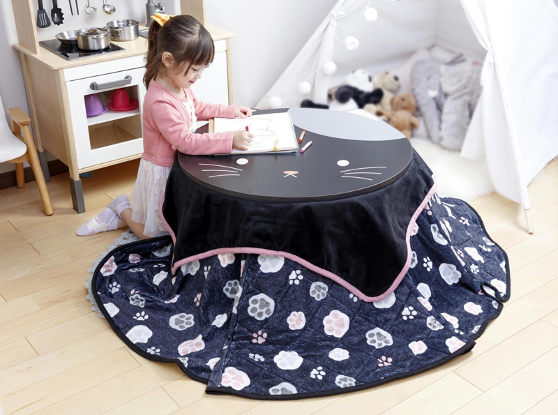 ヤマダ、ネコ型の丸いこたつ「ネコったつ」 - 家電 Watch