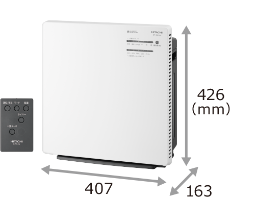 加湿空気清浄機 EP-ZN30A ： 日立の家電品