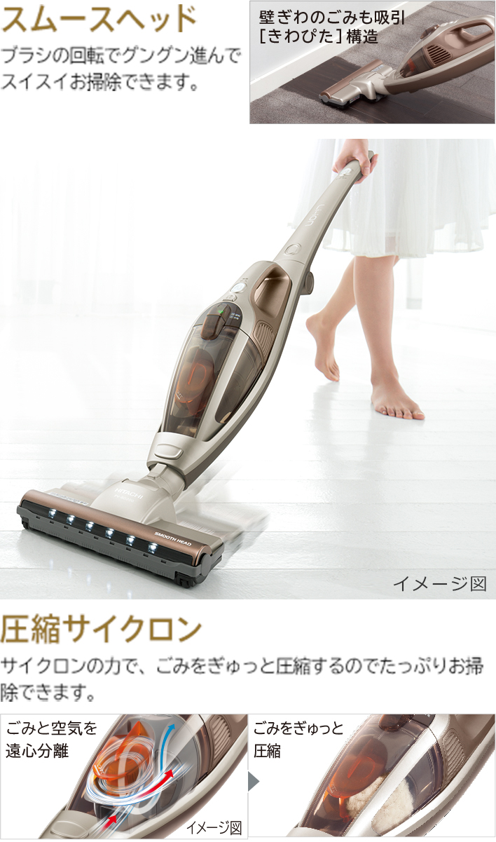 スティッククリーナー（コードレス式） PV-BD200 ： クリーナー