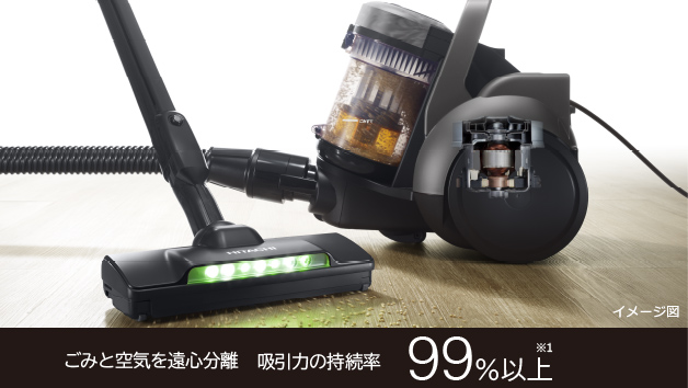 サイクロン式クリーナー CV-SP300P ： クリーナー ： 日立の家電品