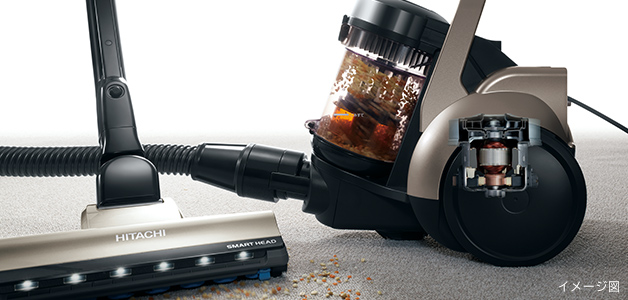 サイクロン式クリーナー CV-SP900H ： クリーナー ： 日立の家電品