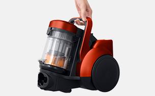 特長：強力パワー＆軽量ボディ ： サイクロン式クリーナー CV-SP900J