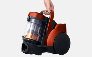 特長：強力パワー＆軽量ボディ ： サイクロン式クリーナー CV-SP900K