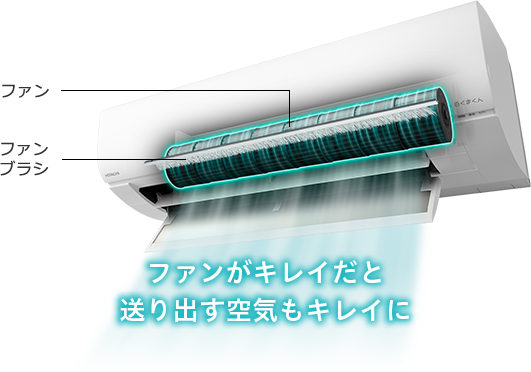 白くまくんWシリーズ｜日立の家電品ルームエアコン