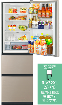 R-V32X ： 冷蔵庫 ： 日立の家電品