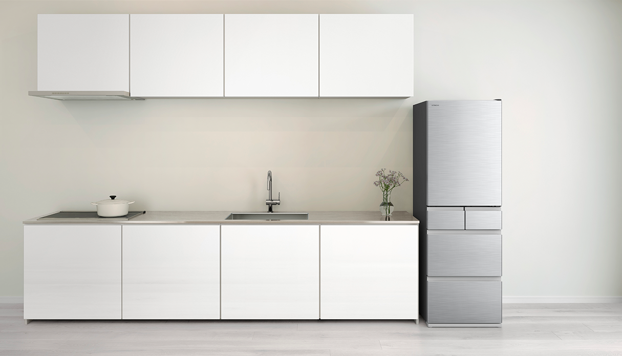 特長：使いやすい・すっきり置ける ： 冷蔵庫 ： 日立の家電品