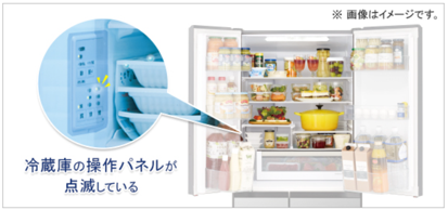 冷蔵庫のドアを開けても、庫内灯がつきません。：日立の家電品