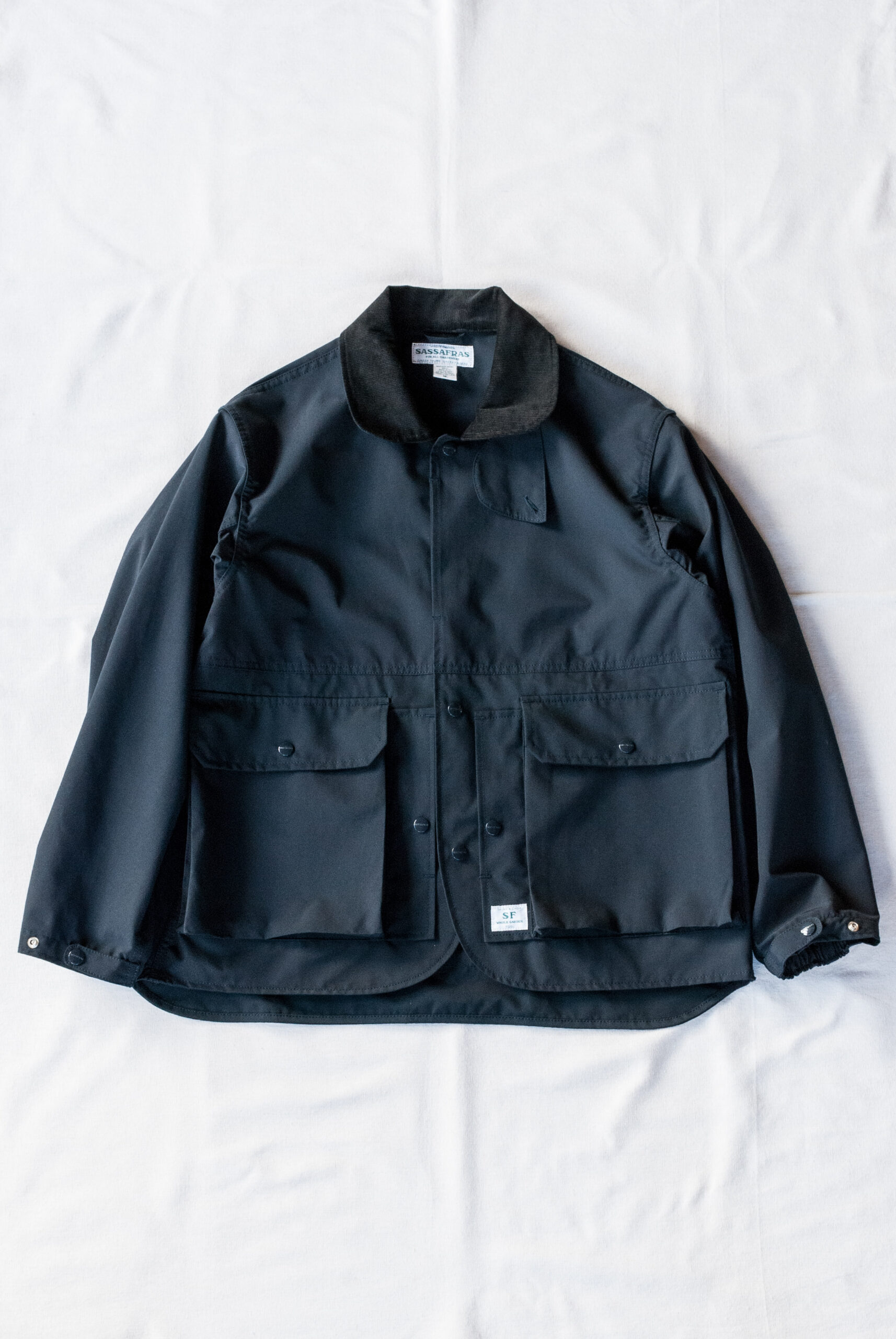 SASSAFRAS Cultivator Jacket P/C Weather Cloth Navy | kado〔カド