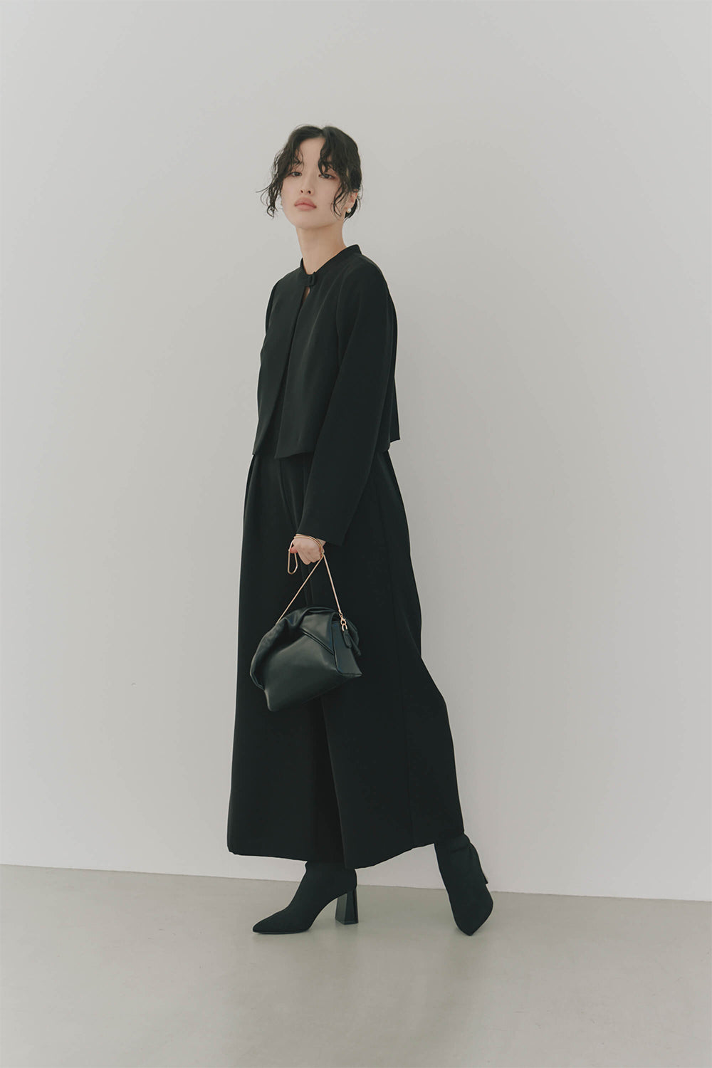 kaene公式オンラインストア バックタックジャケット / 005347 ブラック