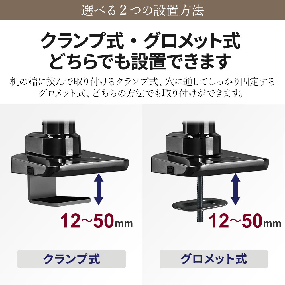 快適ワークのモニターアーム LS112 専用トレイ付きセットの購入は