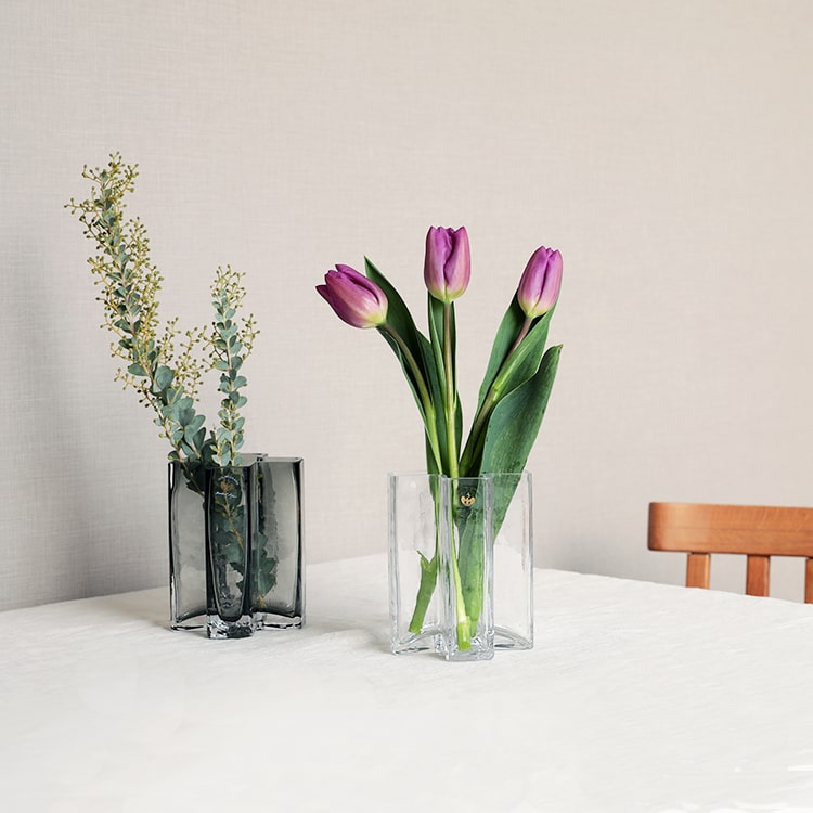 クロスベース 12cm HOLMEGAARD ホルムガード フラワーベース 花器 花瓶