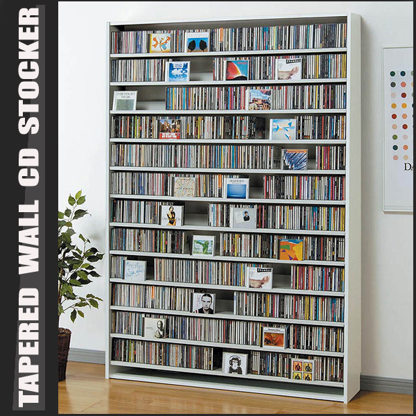 CDラック CDストッカー 最大CD1668枚 DVD720枚 収納できる 壁面薄型