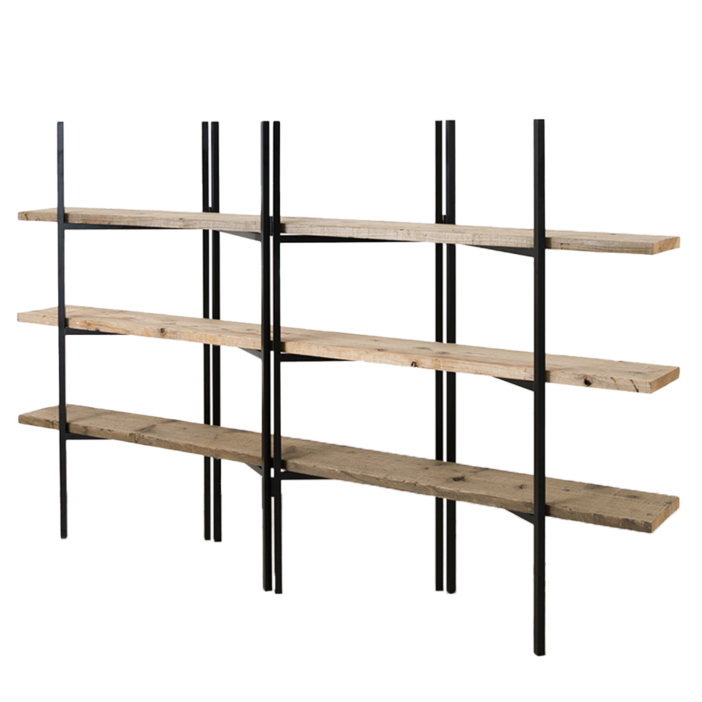 アイアンフレームディスプレイシェルフ nami 家具の製造・販売 友安製作所