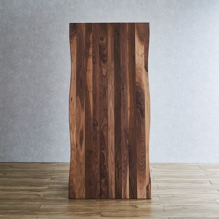 テーブル単品 幅180cm 無垢材継ぎ継ぎ一枚風テーブル 耳付き オーク