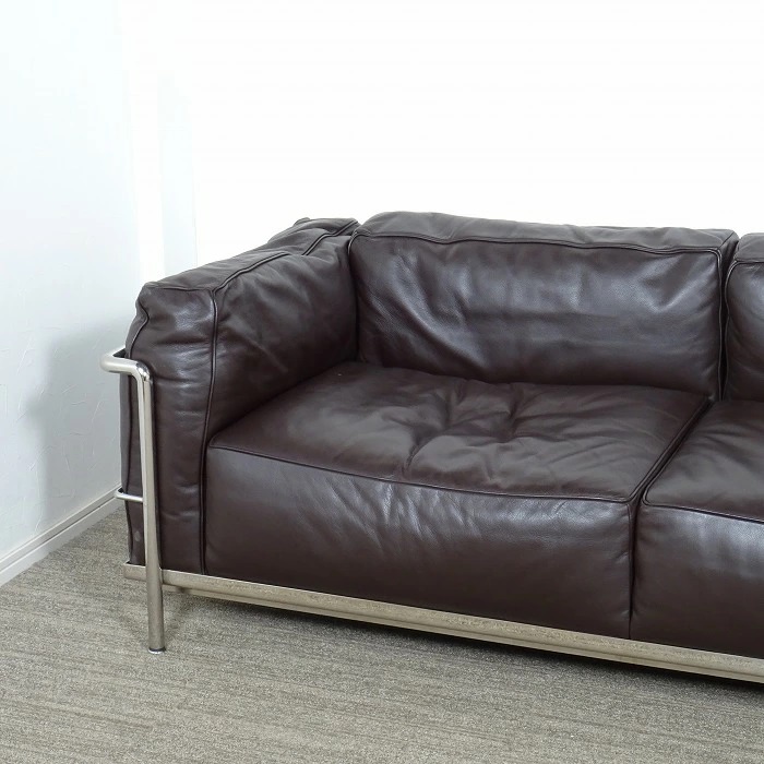 Cassina カッシーナ LC3 3人掛けソファ フェザーパッディング FX