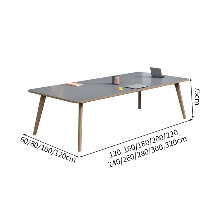 傷に強い 天然木製 会議テーブル カスタマイズ可能 HYZ-123 – カグヤス