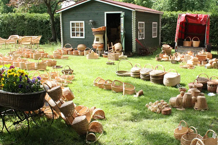 ラトビアのかご｜バルト三国のかご｜世界のかご カゴアミドリ