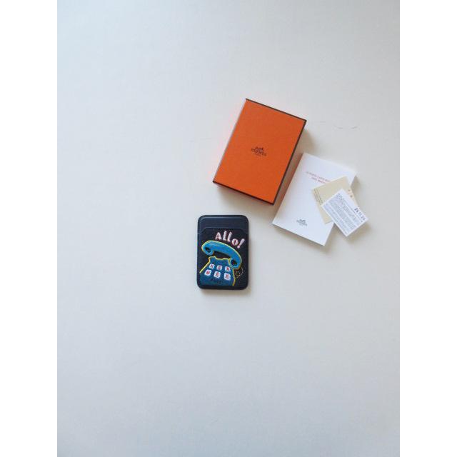 2024 HERMES / エルメス カードケース MagSafe エマン アロ！ BLUE・NAVY